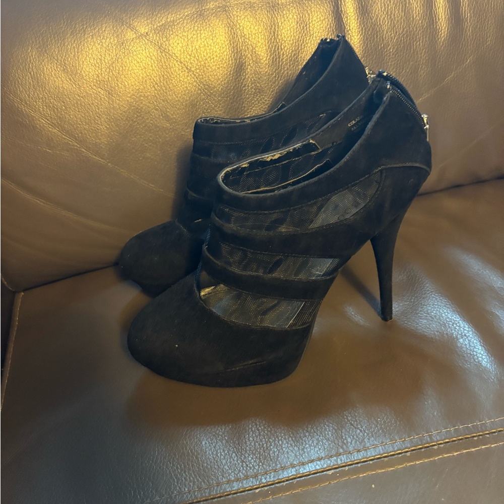 Bamboo Black Heels